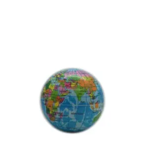 Globe Terrestre Balle en Mousse Décorative Rétro