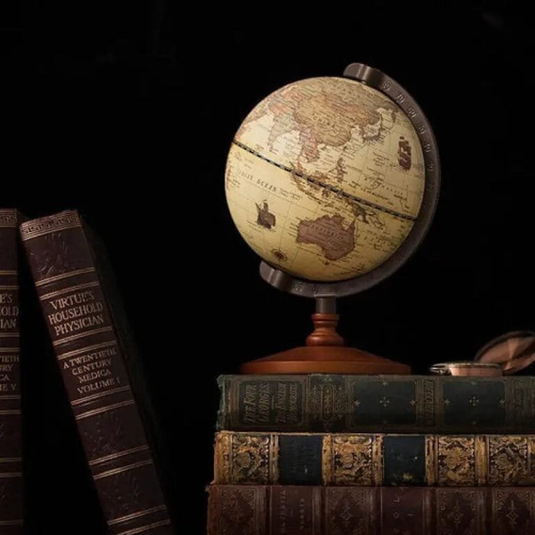 Globe Terrestre Ancien pour une Décoration Élégante