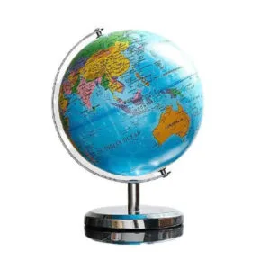 Globe Terrestre Support en Metal Élégant et Design