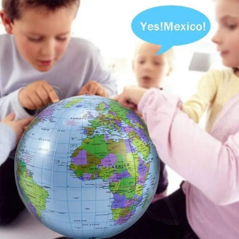 Globe Terrestre Gonflable pour une Décoration Unique