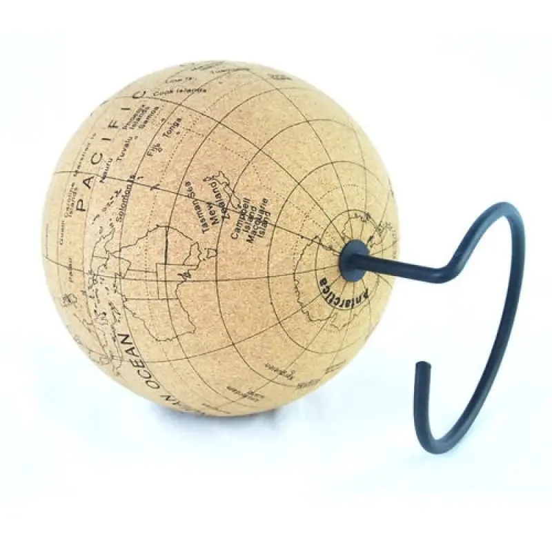 Globe Terrestre en Liege 20 cm Ludique et Educatif