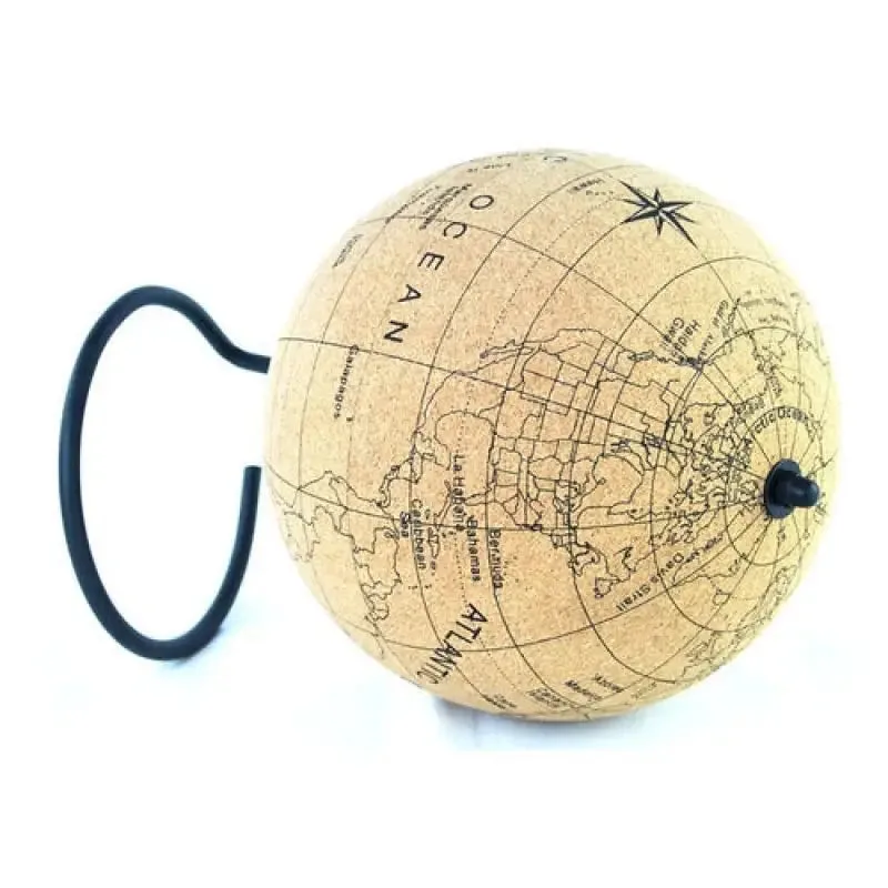 Globe Terrestre en Liege 20 cm Ludique et Educatif