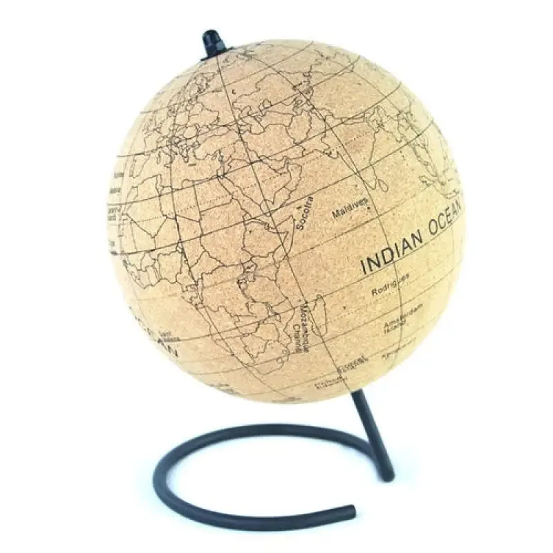 Globe Terrestre en Liege 20 cm Ludique et Educatif