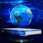 Globe Terrestre Lévitation sur Livre Lumineux