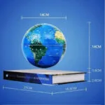 Globe Terrestre Lévitation sur Livre Lumineux