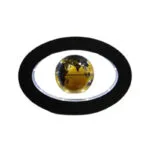 Globe Terrestre Magnétique Support Ovale Sphère Or Moderne