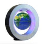 Globe Terrestre Magnétique Sphère Bleue Déco Élégante