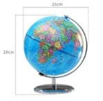 Globe Terrestre Lumineux de Style Asiatique pour un Intérieur élégant - Lumineux - Chargeur Usb