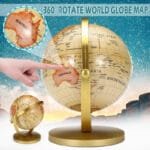 Globe Terrestre Lumineux: éclairez vos Nuits avec Style - Rotatif 360°