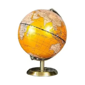 Globe Terrestre Orange Pour Voyager de Nuit