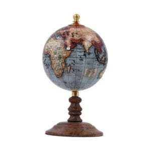 Globe Terrestre Vintage Américain pour une Déco Rétro Unique - Globe Terrestre Vintage Bleu (style Américain)