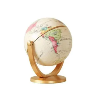 Pendentif Globe Terrestre Vintage pour un Style Rétro Unique - Rétro