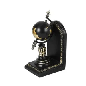Statuette Globe Terrestre avec Support Décoratif