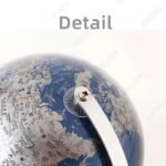 globe terrestre metallique bleu marine contemporain 2 1