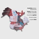 Carte du Monde en Bois à Coller Rouge et Rose - vue 3