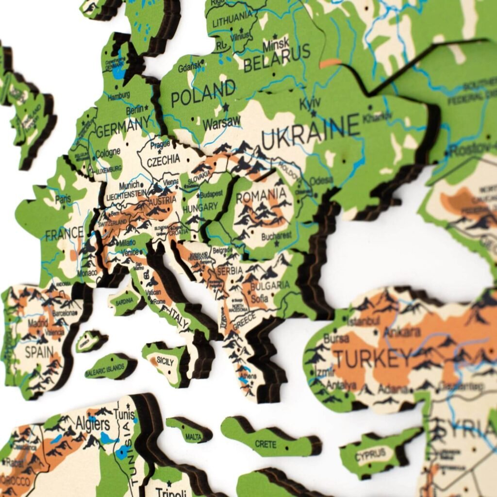 La carte de géographie, en mieux