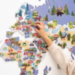 Carte du Monde en Bois pour Enfant Indigo - vue 2
