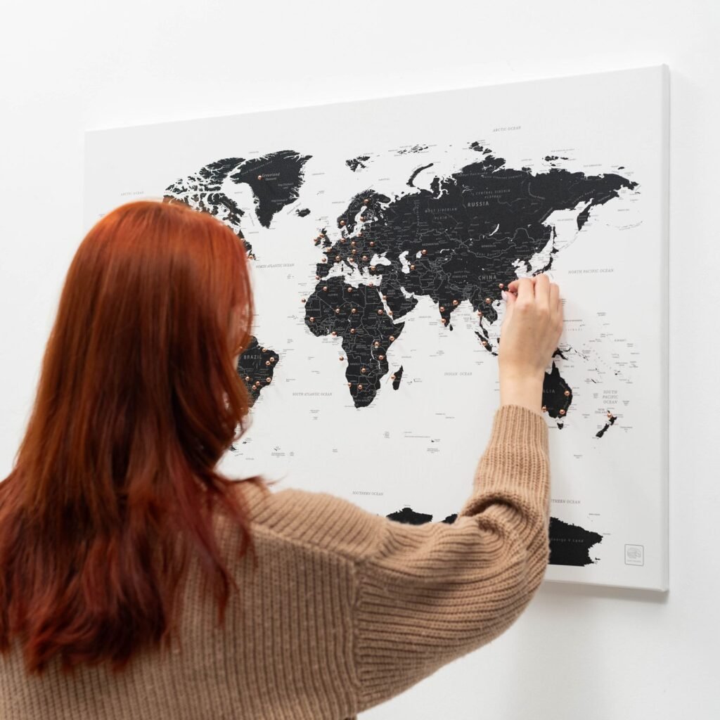 Un contraste net sur toile